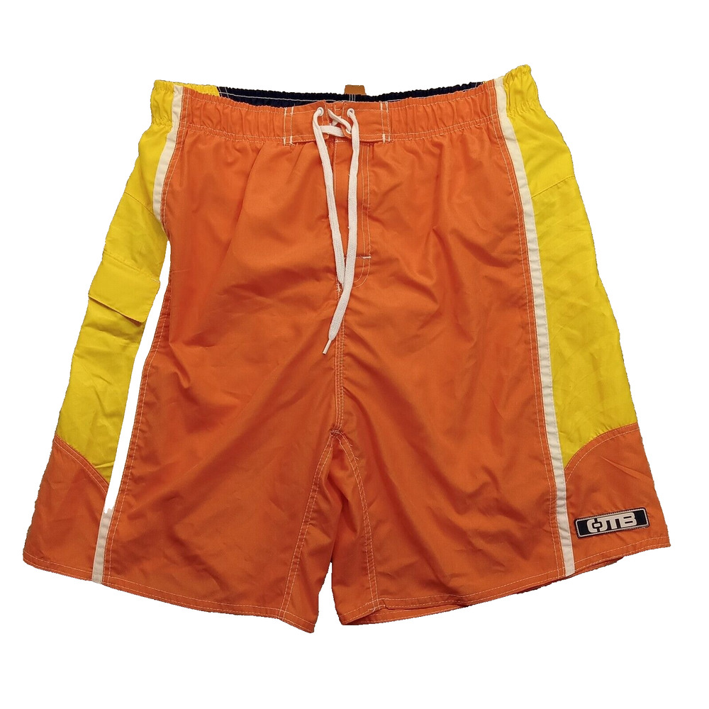 OTB One Tough Brand Board Shorts L 34 Men's Sportswear Surf Beach Polyester Net